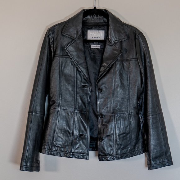 Wilsons Leather Jackets & Blazers - EUC Wilsons Leather Maxima Women's Jacket - Size M
